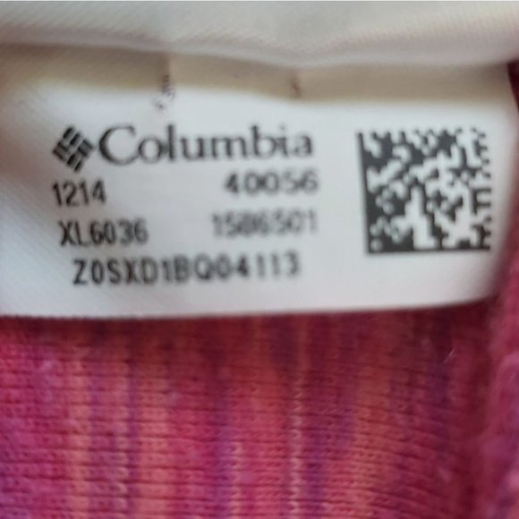 COLUMBIA | Women's 1/4 Zip Up Pullover Sweater Pink Size Large - Picture 9 of 12